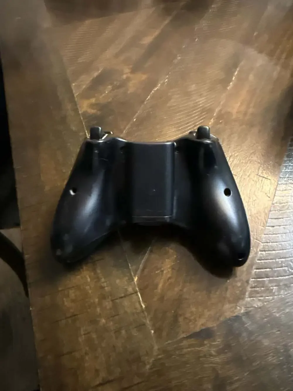 Official Microsoft Xbox 360 Wireless Controller Black - Missing Battery Cover